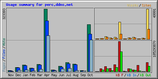 Usage summary for perc.ddns.net